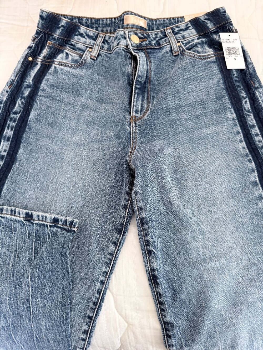 NWT Kut from the Kloth Sienna High Rise Straight Leg in Snazzy Wash | Size 12